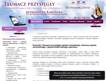 Tablet Screenshot of angielski-rosyjski.pl